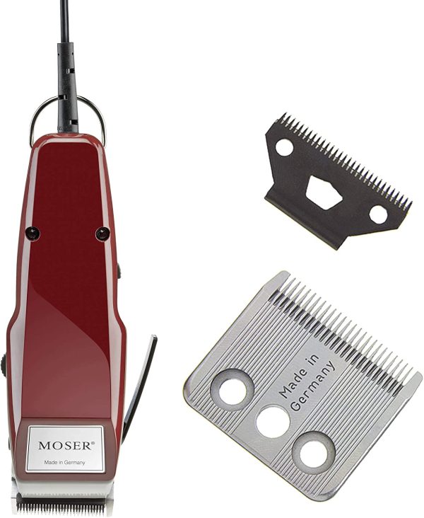 ⁦Moser 1400-0150 ، ماكينة قص شعر سلكية احترافية ، عنابي⁩ - الصورة ⁦3⁩