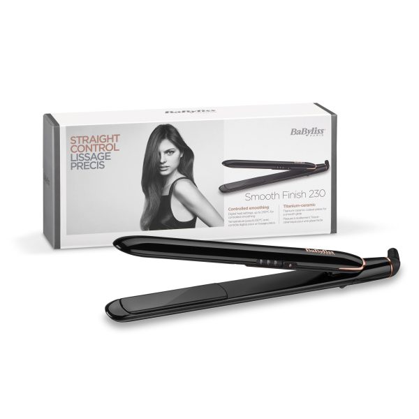 BaByliss ST250SDE Smooth Finish 230, Multi voltage Hair Straightener