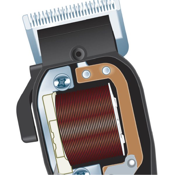 ⁦Wahl 79524-1027 Deluxe Chrome Proطقم قص الشعرمع ماكينة تشذيب⁩ - الصورة ⁦8⁩