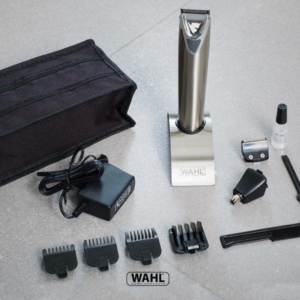 WAHL STAINLESS STEEL LITHIUM-ION TRIMMER -9818 - Image 2
