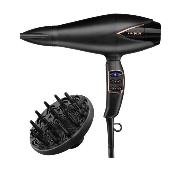 ⁦BaByliss D665SDE 2200 Watts, Digital motor Hair Dryer⁩ - الصورة ⁦2⁩