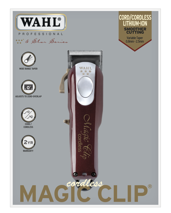 ⁦WAHL 8148-316, MAGIC CLIP CORD/CORDLESS⁩ - الصورة ⁦3⁩