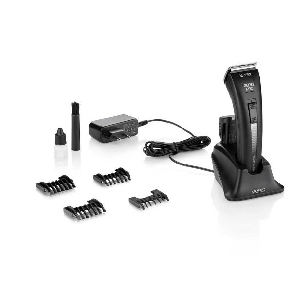Moser Genio Pro Fading Edition Hair Clipper with Interchangeable Battery Pack 1874-0053 / 0153 Black - Image 2