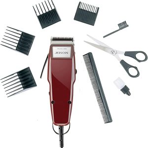 Moser 1400-0378, Professional Corded Hair Clipper, Burgandy