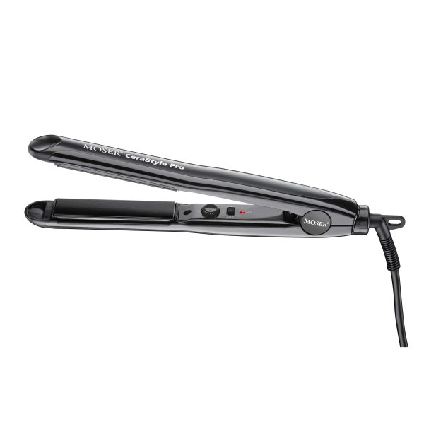 MOSER CERASTYLE PRO Black Professional ceramic hair straightener - 4417