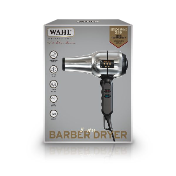 WAHL 5 STAR BARBER HAIR DRYER - 5054 - Image 3