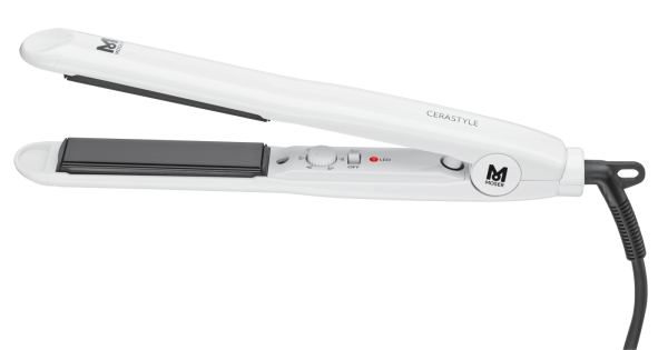 CERASTYLE PRO WHITE Professional ceramic hair straightener 4417