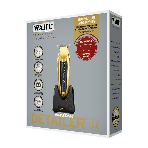 Wahl Professional Gold 5 Star Cordless Detailer 3023227 - Image 8