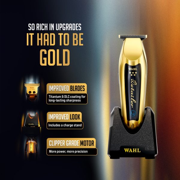 Wahl Professional Gold 5 Star Cordless Detailer 3023227 - Image 17