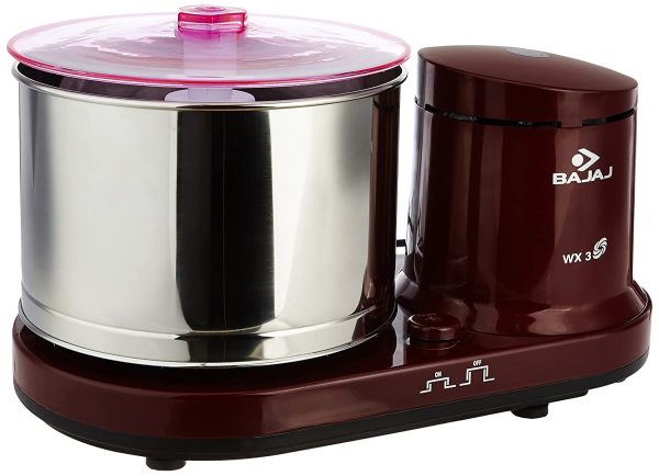 Bajaj WX3 150-Watt Wet Grinder without Arm