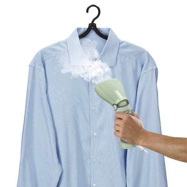 Conair GSC24E Handheld Travel Garment Steamer with Dual Voltage, 1100 W, 80 milliliters, Mint Green - Image 8