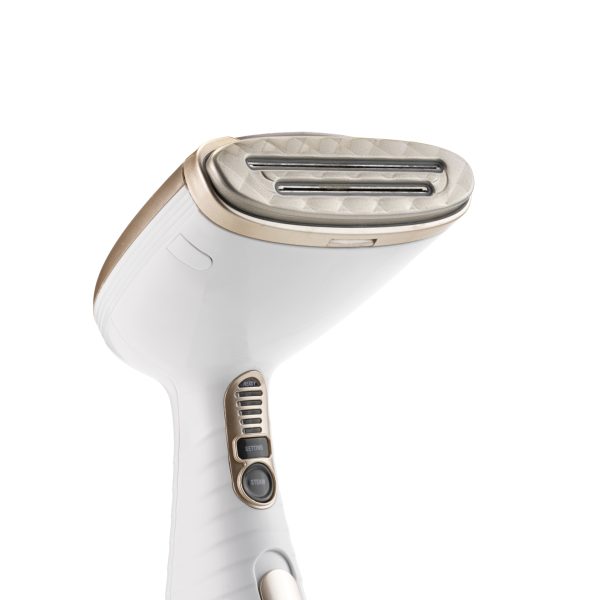 Conair GS59XE Handheld Garment Steamer for Clothes, Turbo ExtremeSteam 1875W, Portable Handheld Design, Strong Penetrating Steam, White / Champagne - Image 9