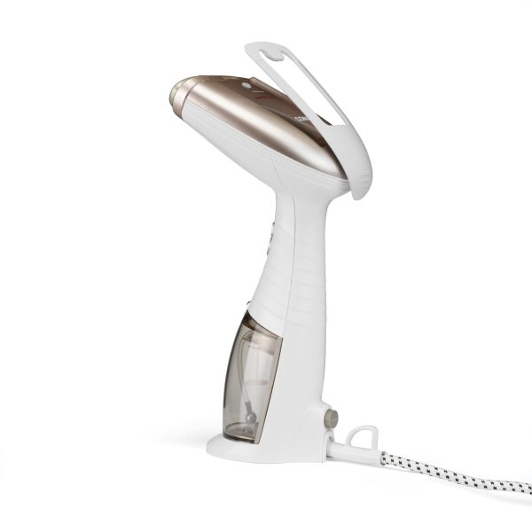 Conair GS59XE Handheld Garment Steamer for Clothes, Turbo ExtremeSteam 1875W, Portable Handheld Design, Strong Penetrating Steam, White / Champagne - Image 10