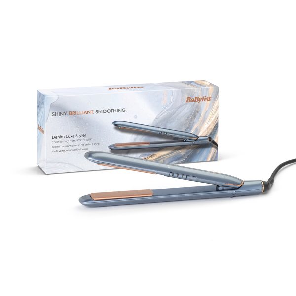 BaByliss ST251SDE Denim Luxe Styler Hair Straightener - Image 5