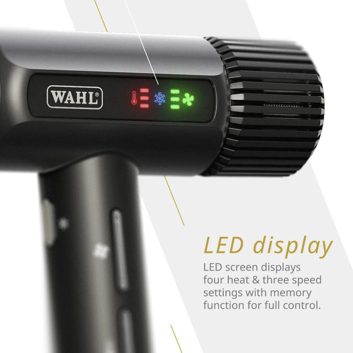 Wahl Professional Vanquish Hair Dryer - Black - 4321-0370 - 1600 WATTAGE - Image 6