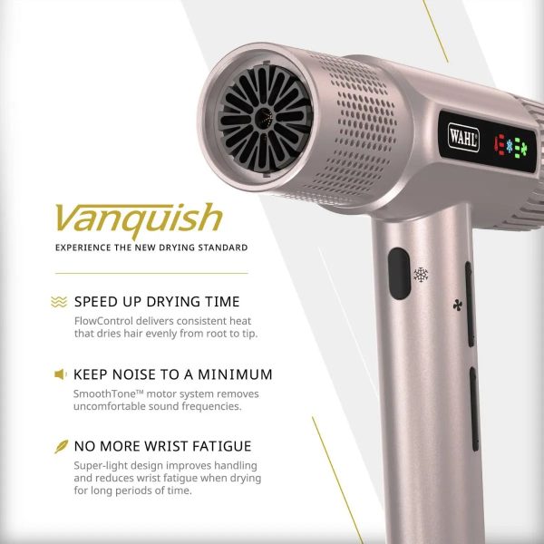 Vanquish Hair Dryer - Rose Gold 4321-0371 - 1600 WATTAGE - Image 2